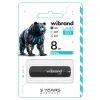 USB флеш накопитель Wibrand 8GB Grizzly Black USB 2.0 (WI2.0/GR8P3B) изображение 2