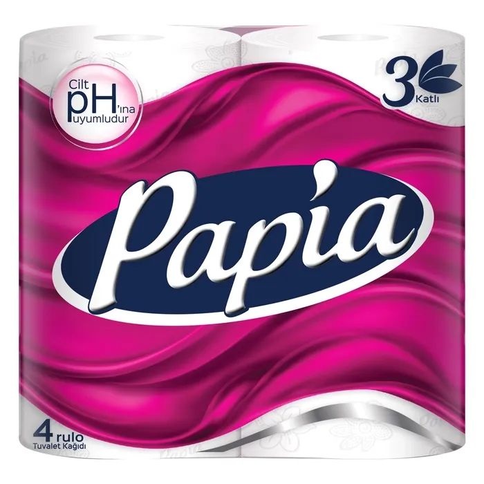 Туалетная бумага Papia 3 слоя 4 рулона (8690536010011)