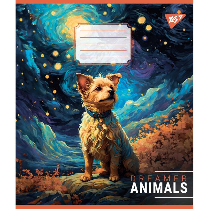 Зошит Yes Dreamer animals 24 аркушів лінія (767038) зображення 4