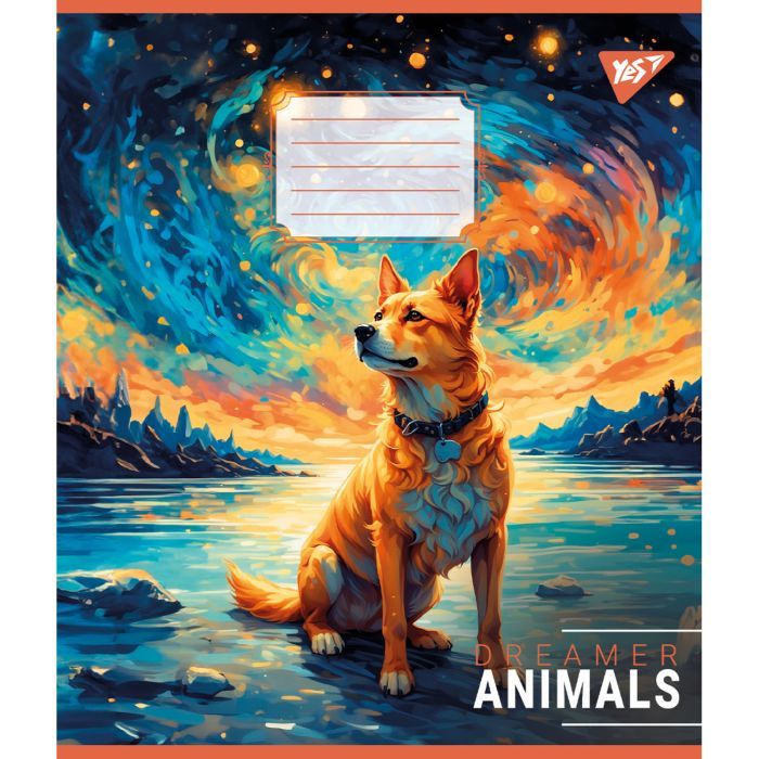 Зошит Yes Dreamer animals 24 аркушів лінія (767038) зображення 6