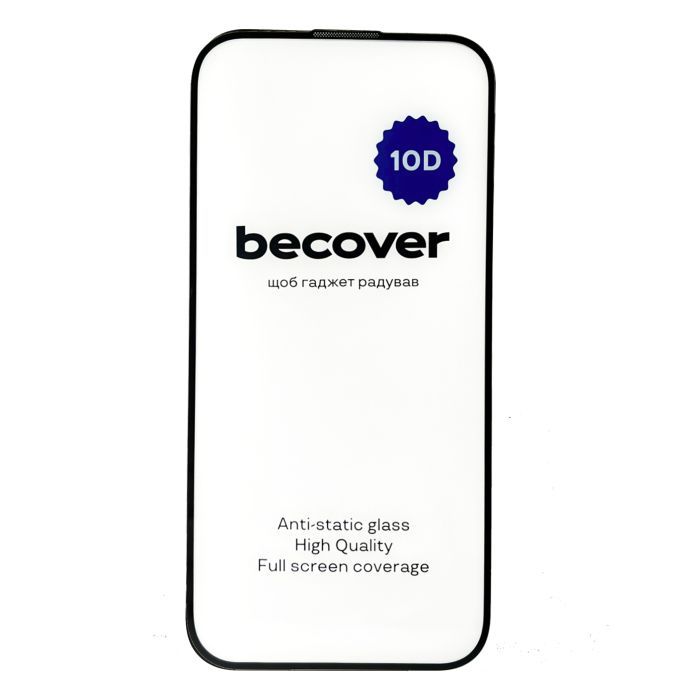 Скло захисне BeCover Apple iPhone 15 Plus 10D Black (711330) зображення 3