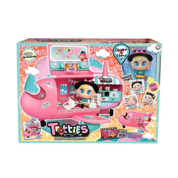 Игровой набор Trotties с куклой мини Самолет Кьяры (TFT12000) изображение 6