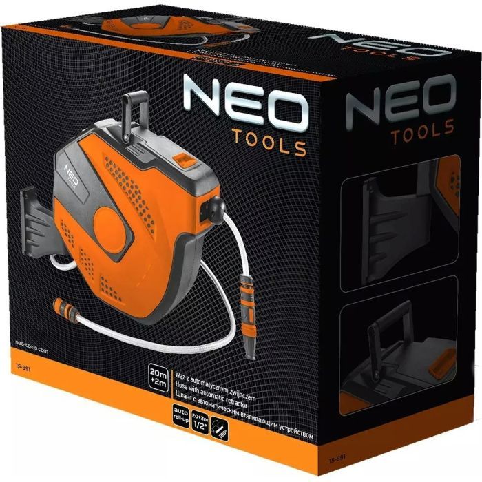 Поливочный шланг Neo Tools на автоматической катушке, 20м+2м, 1/2" (15-891) изображение 7