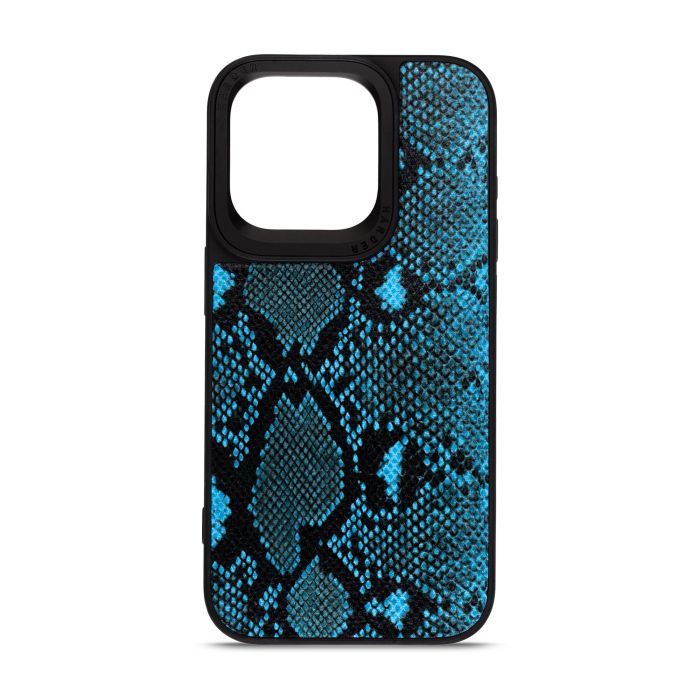 Чехол для мобильного телефона Harder Genuine Snake Apple iPhone 15 Pro Dark Purple (ARM76782)