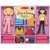 Развивающая игрушка Melissa&Doug Магнитная одевалка средняя Эбби и Эмма (MD14940)