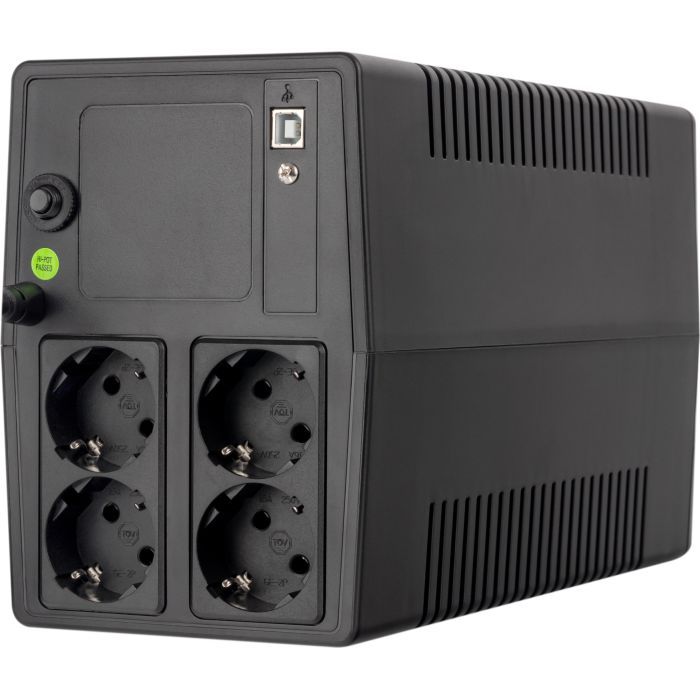 Пристрій безперебійного живлення Prologix 1000VA 600W USB (PLPU1000VA4LED) зображення 2