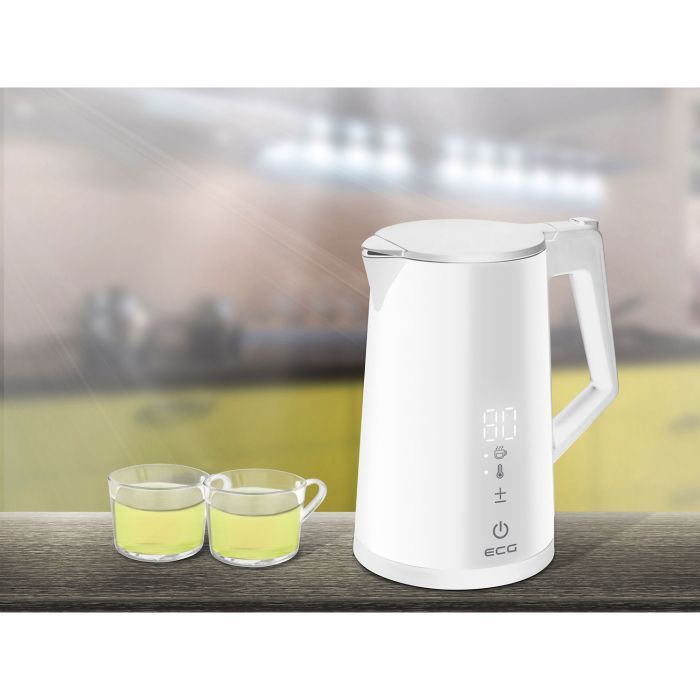 Электрочайник ECG RK 1893 Digitouch White изображение 7