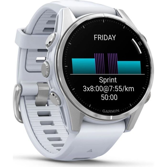 Смарт-годинник Garmin fenix 8 43mm, AMOLED, Glass, BareSS/Whitestone, WhitestoneBn (010-02903-00) зображення 3