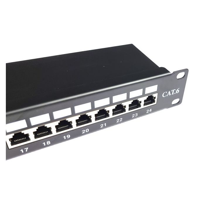 Патч-панель 19" 24xRJ45 STP cat.6, 1U Eserver (WT-2084-CAT 6) зображення 3