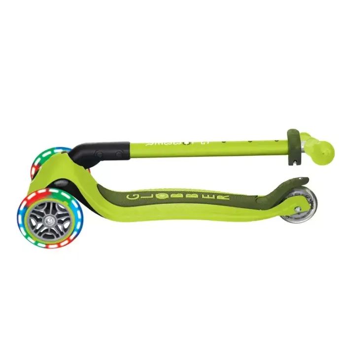 Самокат Globber Primo Foldable Lights колеса с подсветкой до 50 кг. 3+ Зеленый (432-106-3) изображение 12