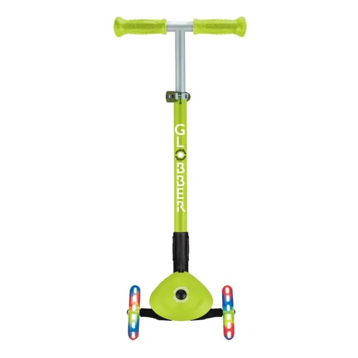 Самокат Globber Primo Foldable Lights колеса с подсветкой до 50 кг. 3+ Зеленый (432-106-3) изображение 4