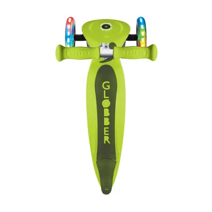 Самокат Globber Primo Foldable Lights колеса с подсветкой до 50 кг. 3+ Зеленый (432-106-3) изображение 5
