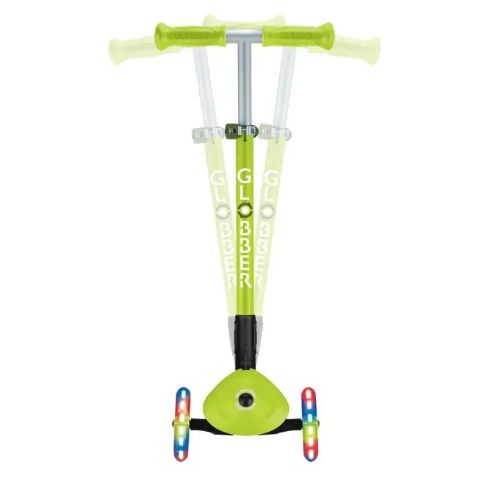 Самокат Globber Primo Foldable Lights колеса с подсветкой до 50 кг. 3+ Зеленый (432-106-3) изображение 6