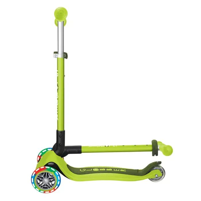 Самокат Globber Primo Foldable Lights колеса с подсветкой до 50 кг. 3+ Зеленый (432-106-3) изображение 9