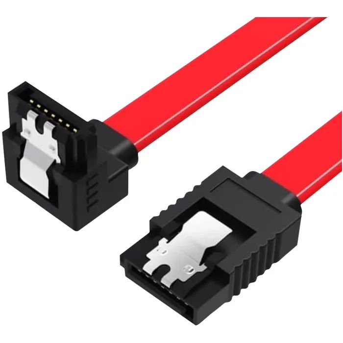 Кабель для передачи данных SATA 3.0 7pin F/F 0.5m L Red Vention (KDDRD)
