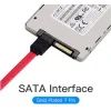 Кабель для передачи данных SATA 3.0 7pin F/F 0.5m L Red Vention (KDDRD) изображение 2