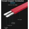 Кабель для передачи данных SATA 3.0 7pin F/F 0.5m L Red Vention (KDDRD) изображение 4