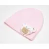 Шапка детская Bibaby с мишкой (57175-0-6G-pink) изображение 3