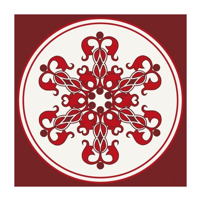 Картина по номерам ArtCraft Круглый орнамент 30х30 см (13043-AC)