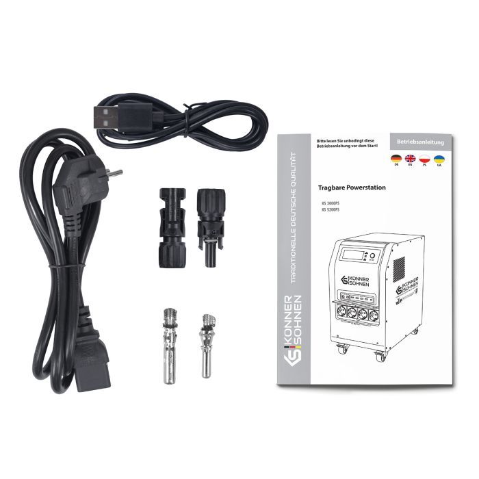 Зарядна станція Konner&Sohnen KS3000PS, 3000W, 3200Wh (KS3000PS) зображення 10