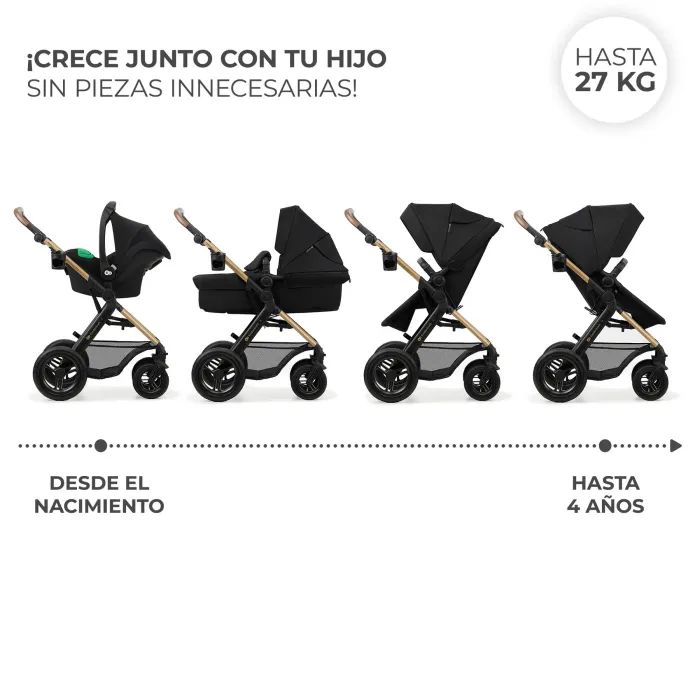 Коляска Kinderkraft 3 в 1 Moov 2 Air Pure Black (KSMOOV02BLK0000) (5902533925759) изображение 12