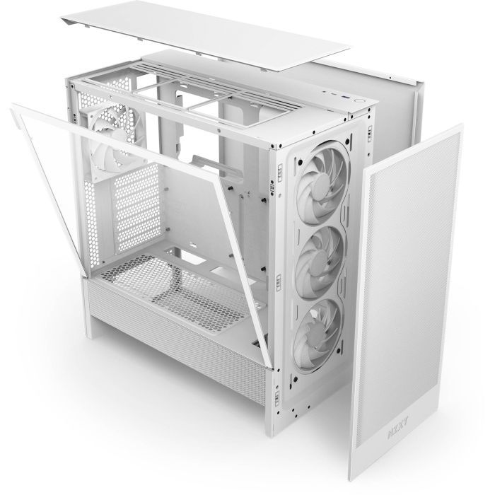 Корпус NZXT H5 Flow RGB Compact All White (CC-H52FW-R1) изображение 11