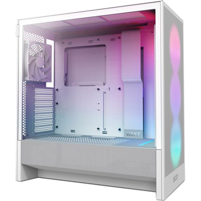 Корпус NZXT H5 Flow RGB Compact All White (CC-H52FW-R1) изображение 2
