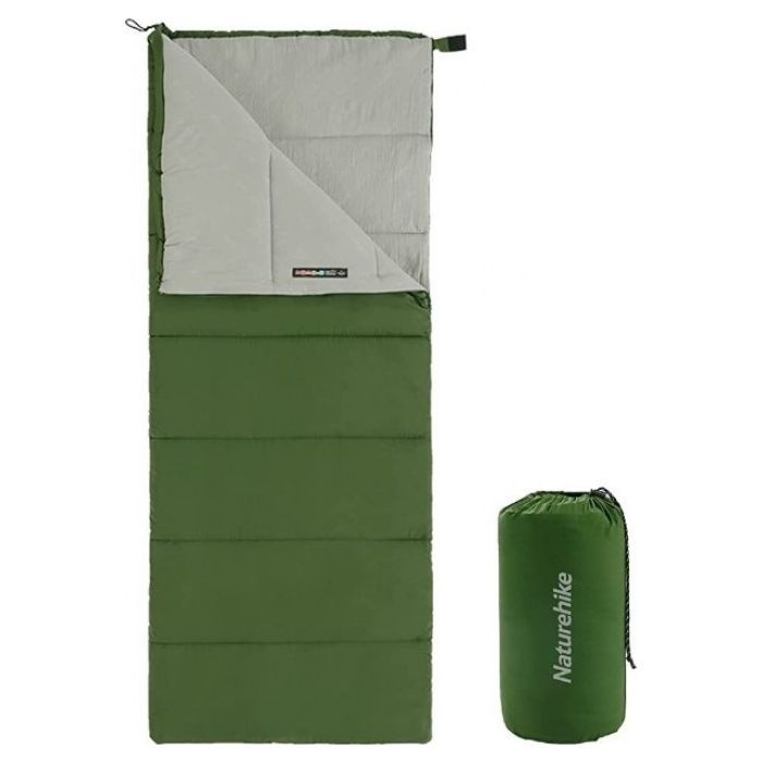 Спальный мешок Naturehike F150 NH22MSD05, правий зелений (6927595797754-R)