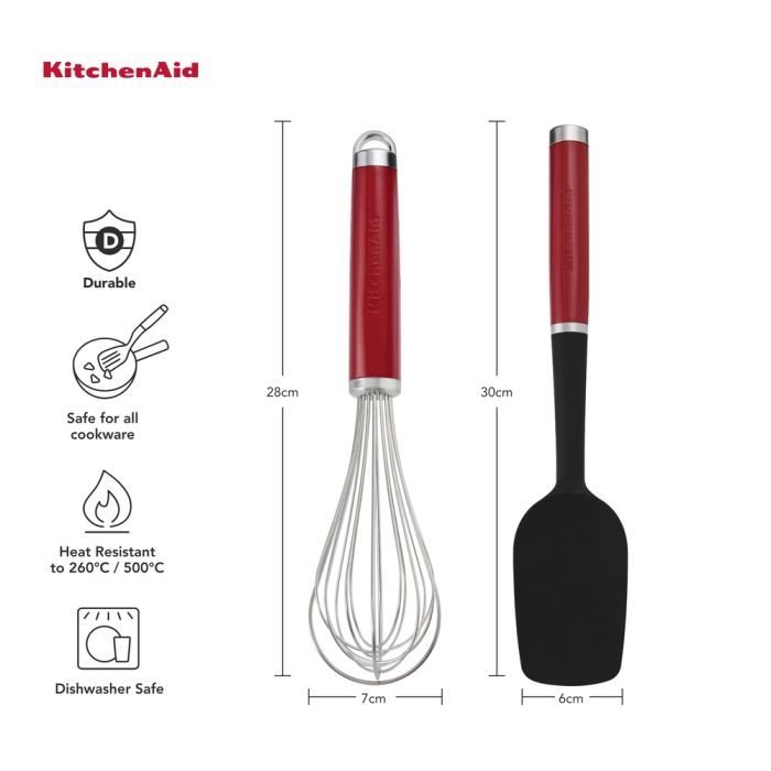 Кухонний набір KitchenAid Coreline, 2 предмети, червоний (KQG463OHERE) зображення 3