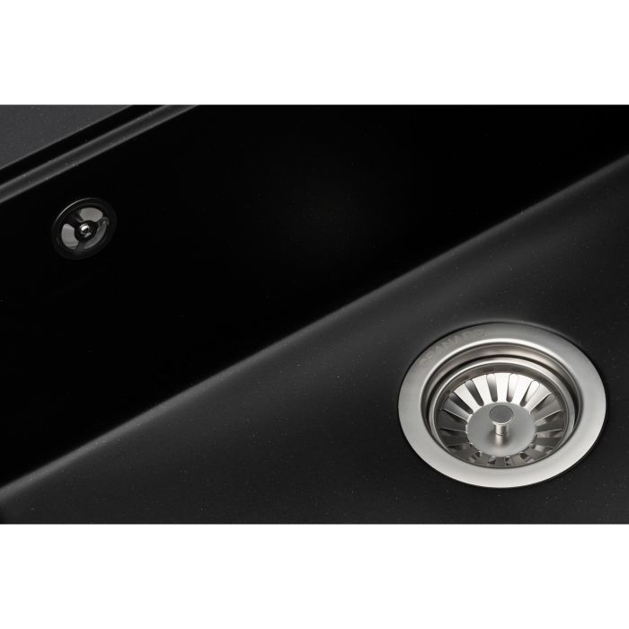 Мойка кухонная GRANADO ARTES black shine з сифоном (gr3601) изображение 5