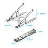 Подставка для ноутбука Vention Laptop X-type Stand Silver Aluminum Alloy (KDMI0) изображение 11