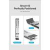 Подставка для ноутбука Vention Laptop X-type Stand Silver Aluminum Alloy (KDMI0) изображение 8