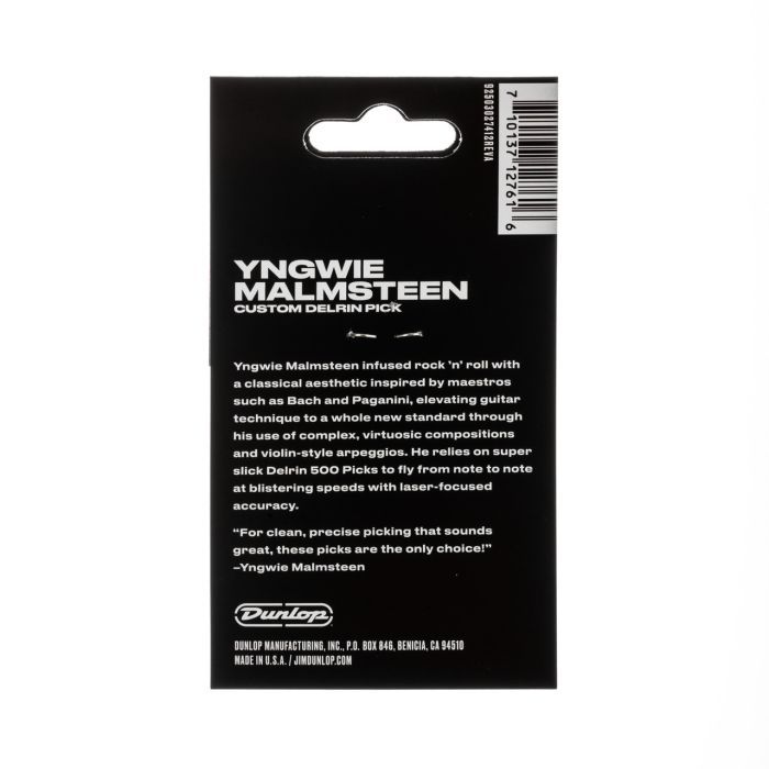 Медиатор Jim Dunlop Yngwie Malmsteen 1.5mm 6 шт. (YJMP01WH) изображение 5