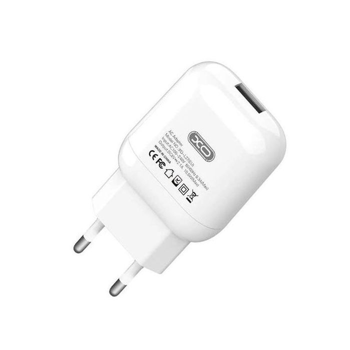 Зарядное устройство XO L37 2.1A/1USB + cable Lightning White (L37i-WH) изображение 4