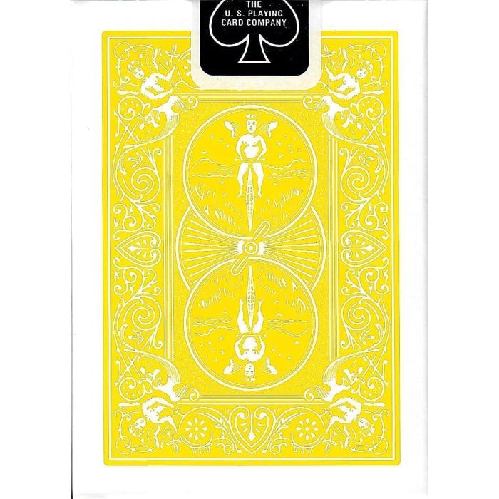 Карты игральные Bicycle Rider Back Yellow deck (09421) изображение 2