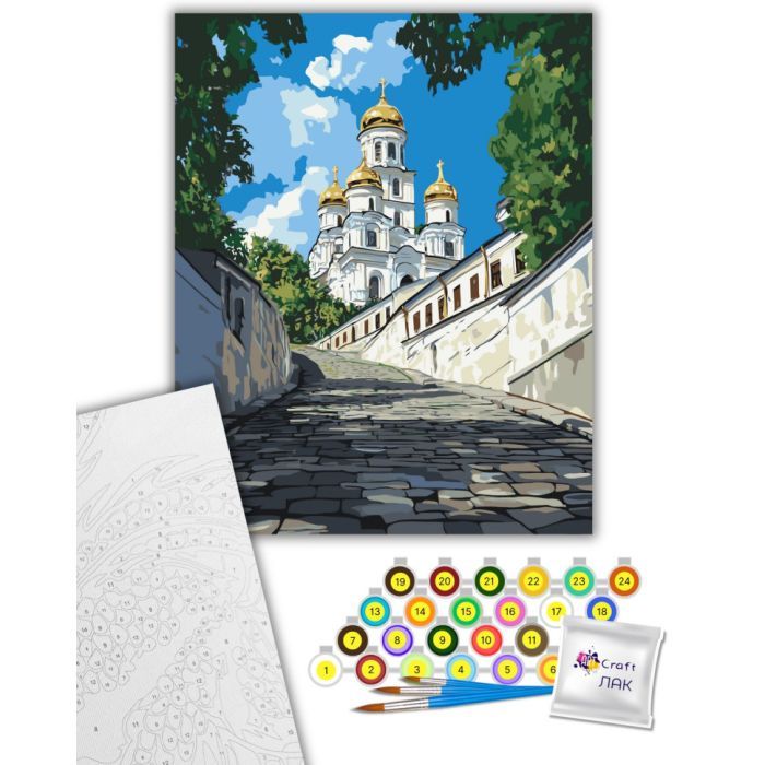 Картина по номерам ArtCraft Андріївська церква 40х50 см (11071-AC) изображение 2