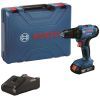 Шуруповерт Bosch GSB 183-LI 18V, 1х2Ah, 21-56 Нм, 374-1815 об/мин, кейс, 1.2 кг (0.601.9K9.101)