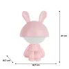 Ночник Kite Светильник LED с аккумулятором Cute Bunny, розовый (K25-316-1-2) изображение 6