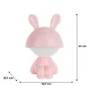 Нічник Kite Світильник LED з акумулятором Cute Bunny, рожевий (K25-316-1-2) зображення 6