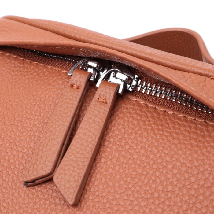 Сумка Vintage Из натуральной кожи Рыжая (22658) изображение 6