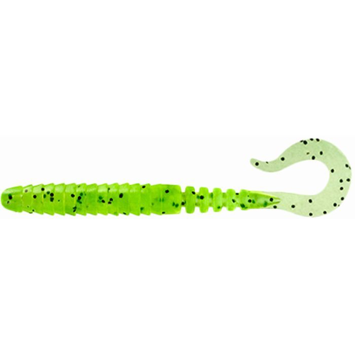 Силікон рибальський FishUP Vipo 2" 055 - Chartreuse/Black (10шт/уп) (1864.05.61)