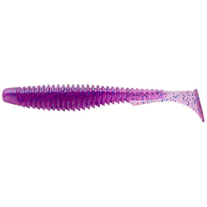 Силікон рибальський FishUP U-Shad 4" 015 - Violet/Blue (8шт/уп) (1862.03.06)