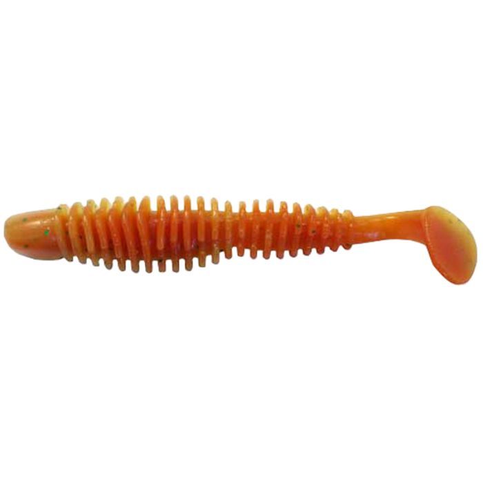 Силикон рыболовный Reins Bubbling Shad 3" 308 Marble Chart Orange (6 шт/уп.) (1552.02.84)