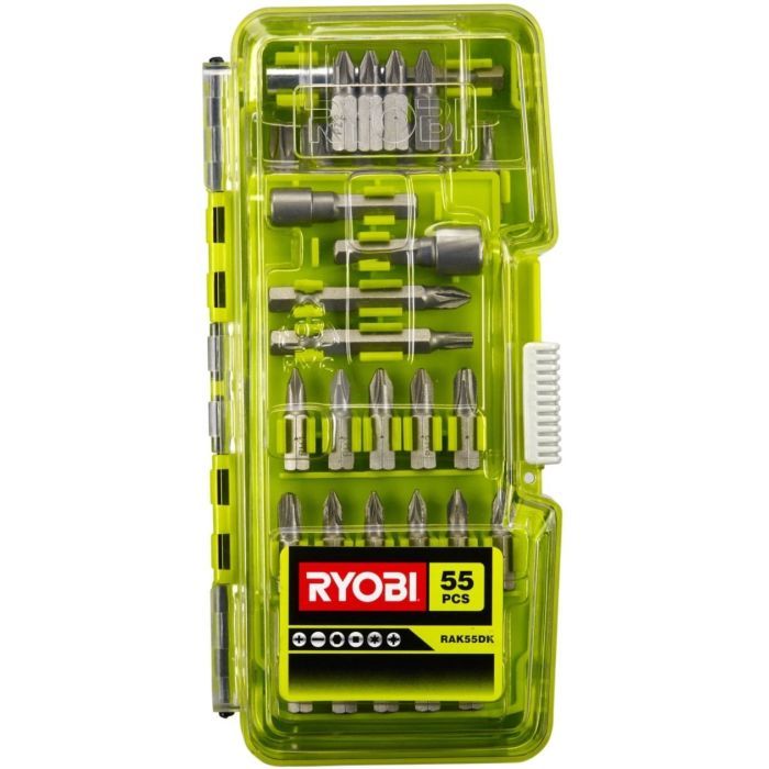 Набор бит Ryobi RAK55DK 55шт, кейс (5132004357)