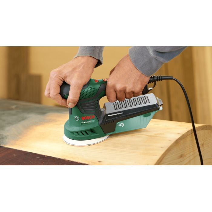 Шліфувальна машина Bosch PEX 300 AE 200W, 125мм 4000-24000об/хв, 1.5кг (0.603.3A3.000) зображення 5