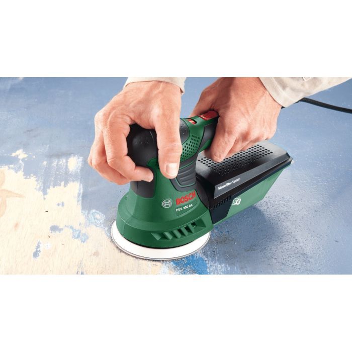 Шліфувальна машина Bosch PEX 300 AE 200W, 125мм 4000-24000об/хв, 1.5кг (0.603.3A3.000) зображення 7