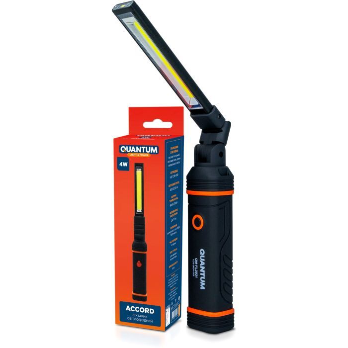Ліхтар Quantum QM-FL2021 ACCORD 4W COB+SMD з Type-C (QM-FL2021) зображення 12