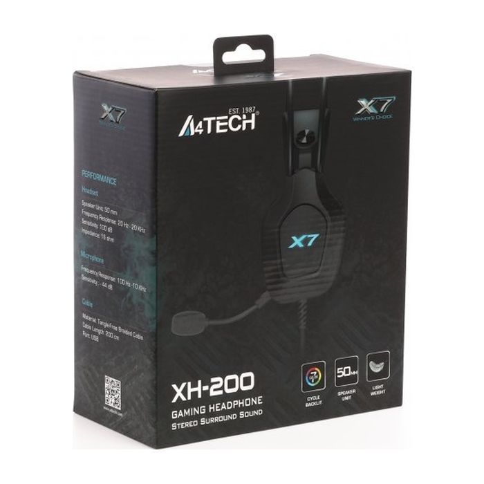 Наушники A4Tech XH-200 Black (4711421001427) изображение 6