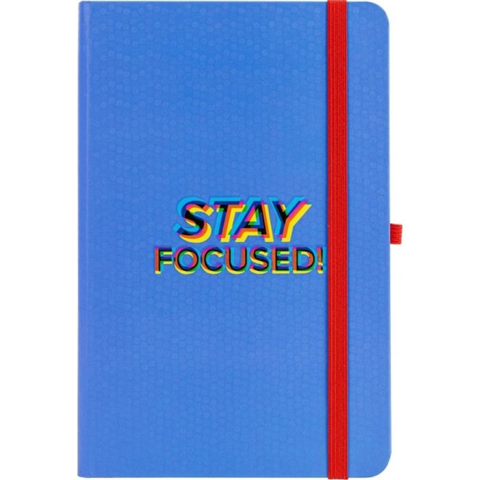 Книга записная Optima Stay Focused А5 128 листов линия фиолетовый (O20812-38)