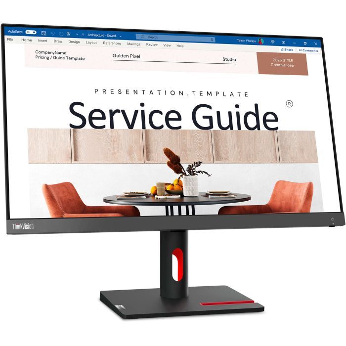 Монитор Lenovo ThinkVision S24i-30 (63DEKAR3EU) изображение 2